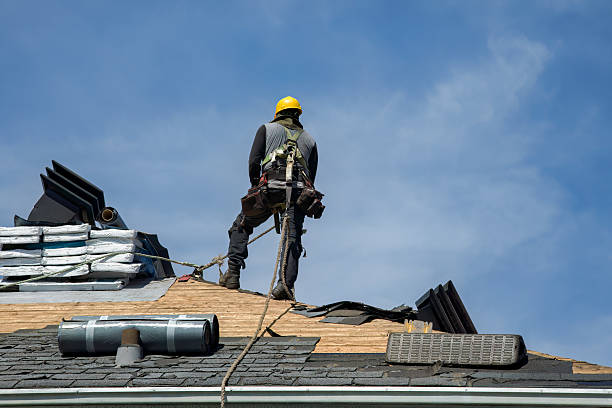 Professional Roof Installation technician working in Toston, MT